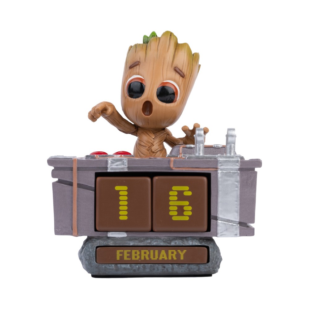 Grupo Erik Marvel Guardians Of The Galaxy - Marvel Groot Death Button 3D Perpetual Calendrier - Multicolore